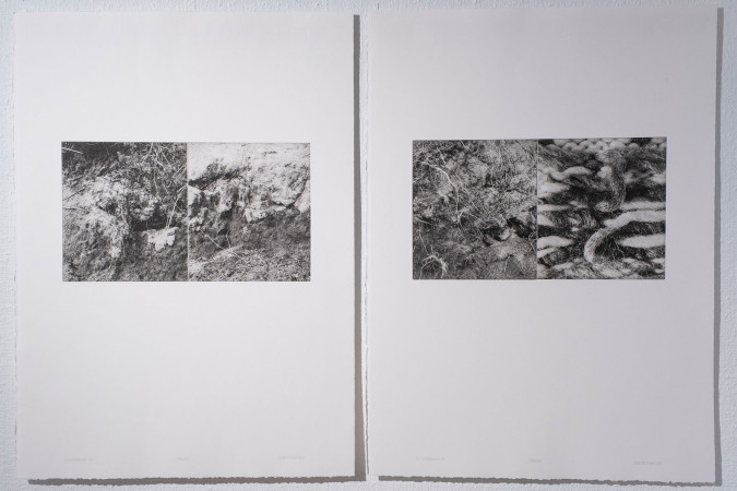 Threads. Fotogravure. Foto Birgitte Munk