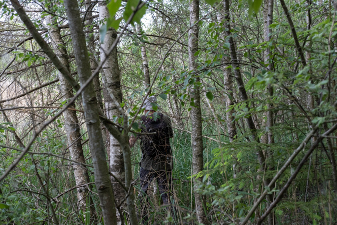 Papskoven, på tur med naturvejleder Jens Frydendal juni 2020. Foto Birgitte Munk