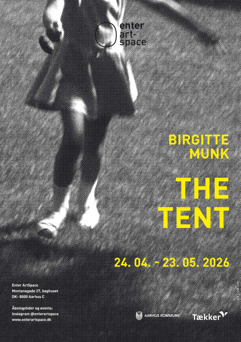 Plakat The Tent. Grafik Birgitte Munk